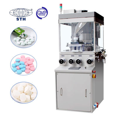 الصين 90r / Min Turret SS Foodstuff High Speed ​​Rotary Tablet Press Machine المزود