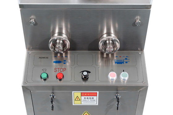 ZP5 Rotary Tablet Presss Machine Gravity Feeder GMP standard المزود