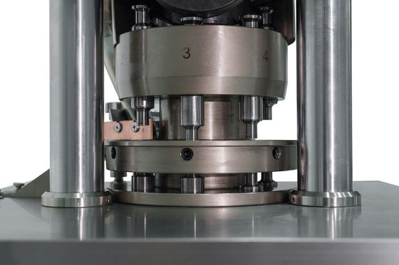 ZP5 Rotary Tablet Presss Machine Gravity Feeder GMP standard المزود