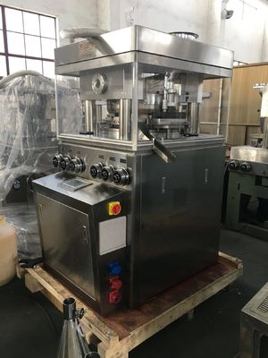 High Speed Rotary Tablet Press with 57 Stations 410400 PCS/H Capacity and Automatic Lubrication System المزود