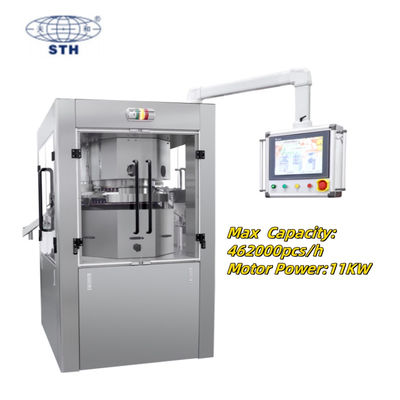 Full Automatic High Speed Tablet Press with 462000 PCS/H Capacity and 100kN Main Pressure المزود