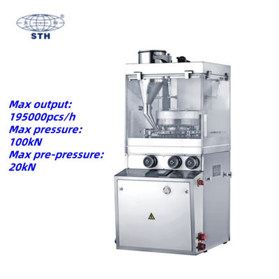 50 Stations High Capacity Rotary Tablet Press with 195000 PCS/H Output and 24h Online Support المزود