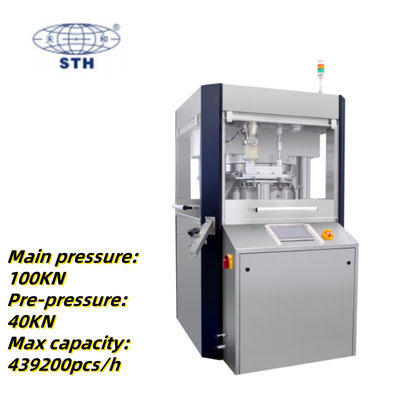 GMP 21 CFR Part 11 High Speed Tablet Press with 61 Stations and 439200 PCS/H Capacity for Pharmaceutical Industry المزود