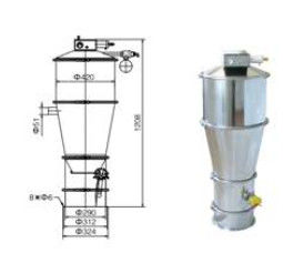 0.6Mpa 1440L / Min SS ناقل فراغ هوائي 3000 كجم / ساعة المزود