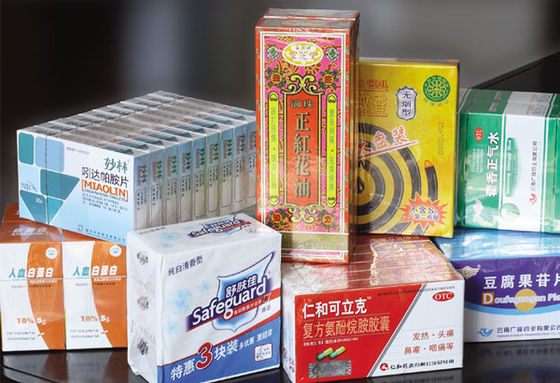 تيانهي عطر مربع السيلوفان تغليف الصيدلانية آلة التعبئة والتغليف صندوق الدواء المزود